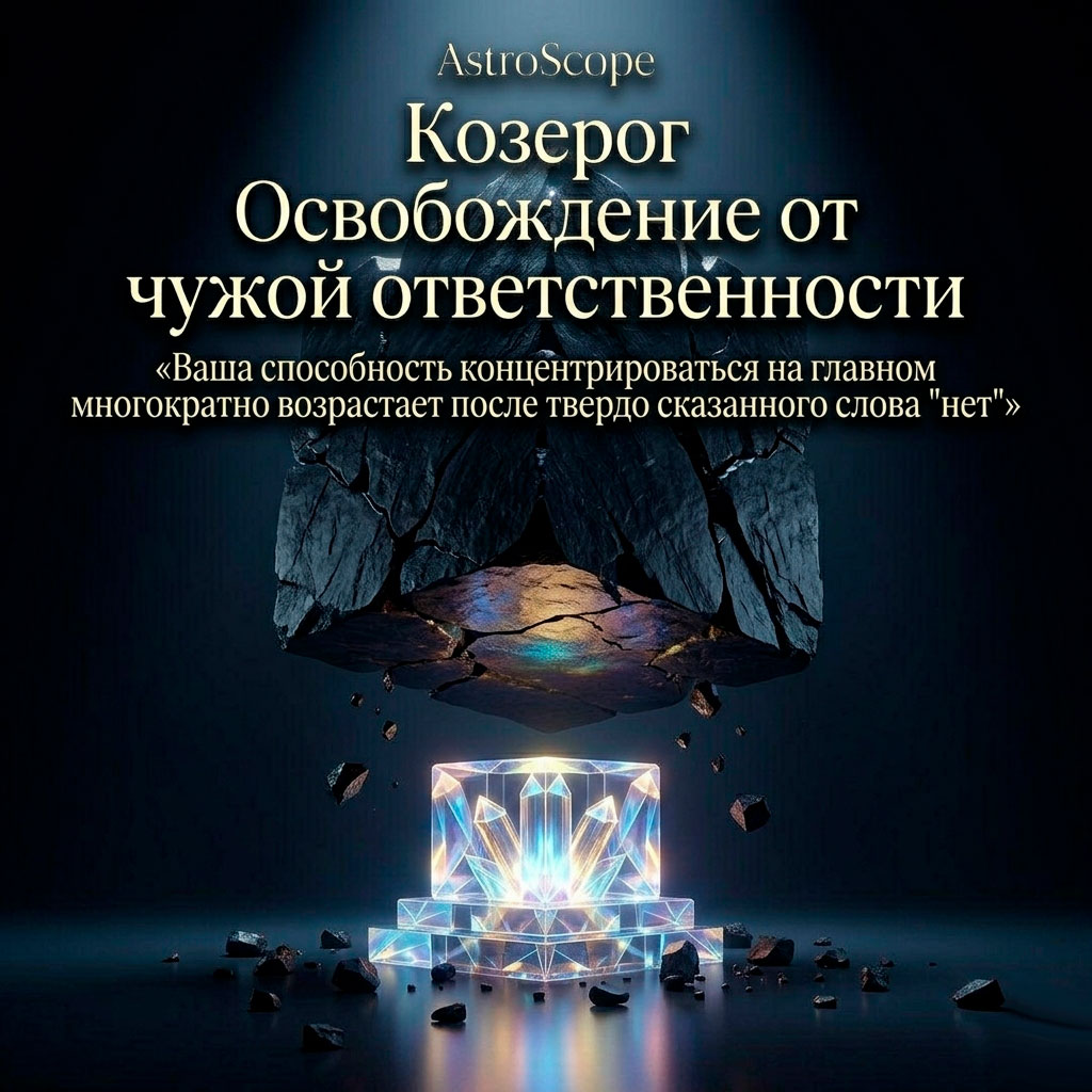♑ Козерог, энергия 16 июня: Освобождение от чужой ответственности