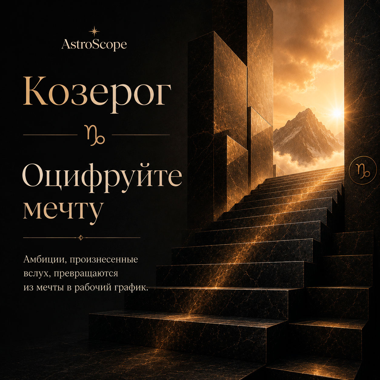 ♑ Козерог, энергия 30 июля: Оцифруйте мечту