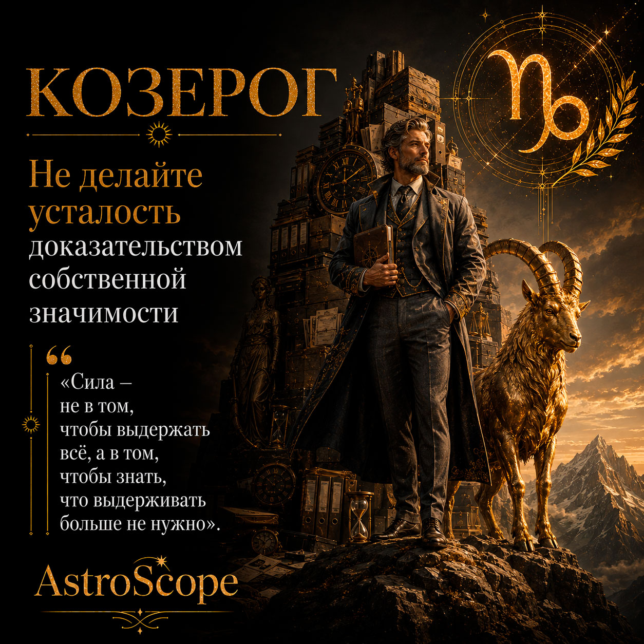 ♑ Козерог, энергия 4 августа