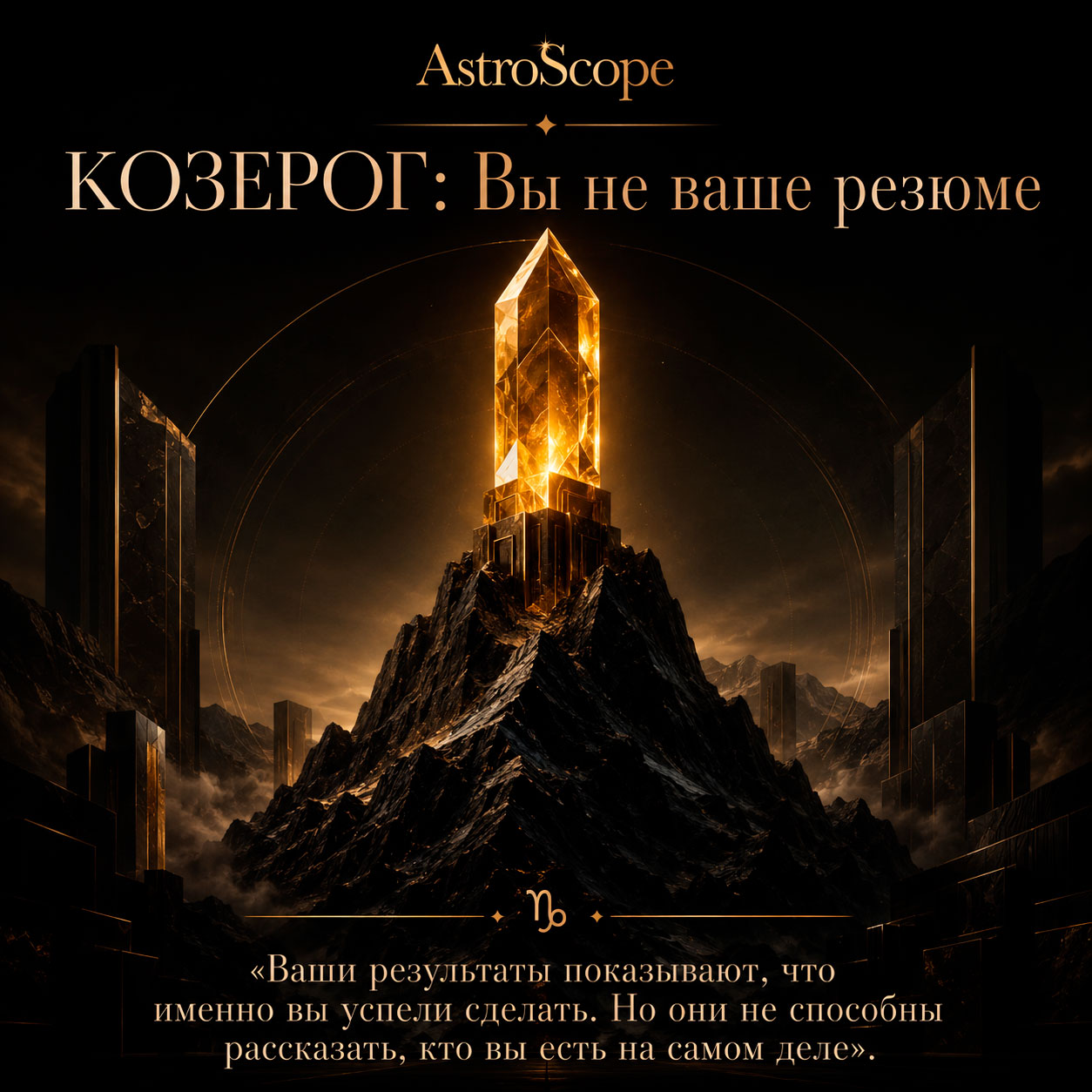 ♑ Козерог, энергия 18 августа: Вы не ваше резюме