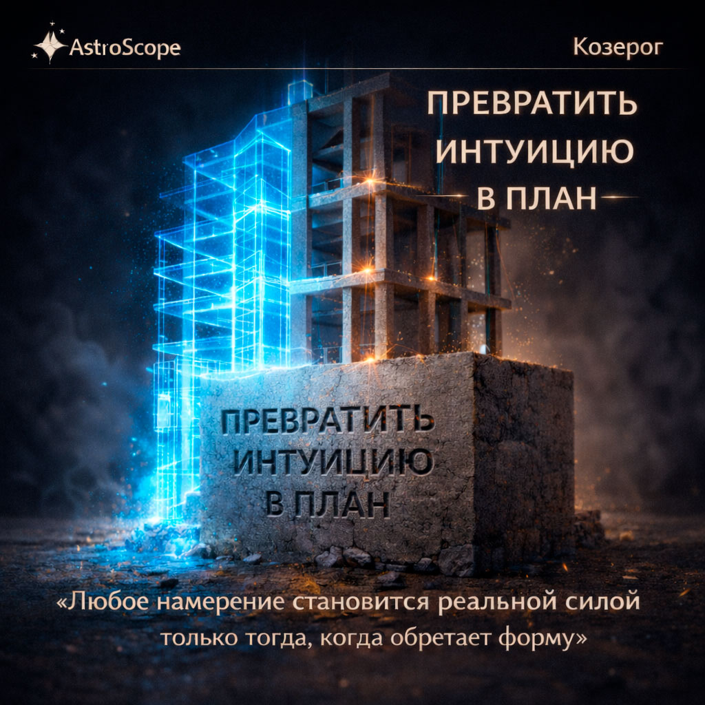 Козерог 25 февраля: Как «поженить» предчувствия и жесткий план