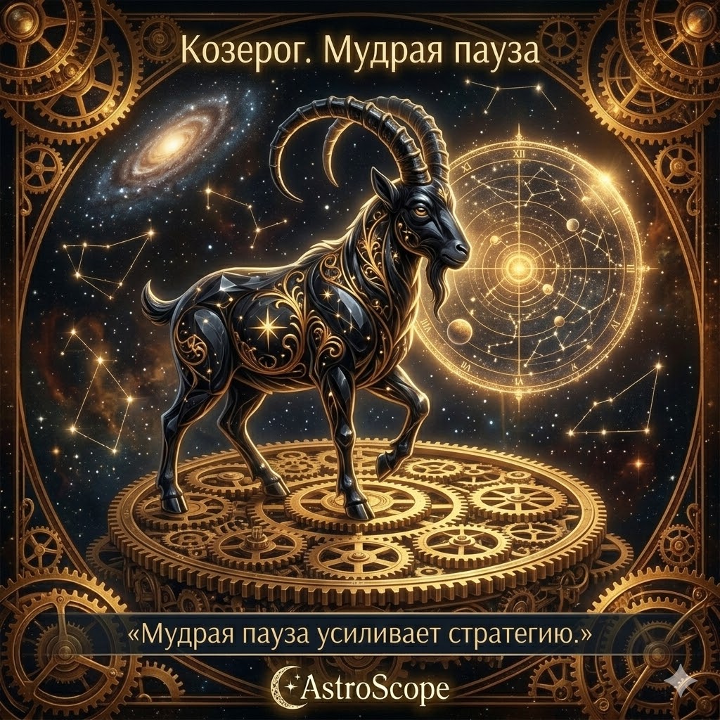 Козерог 4 марта: Мудрая пауза в безупречной стратегии