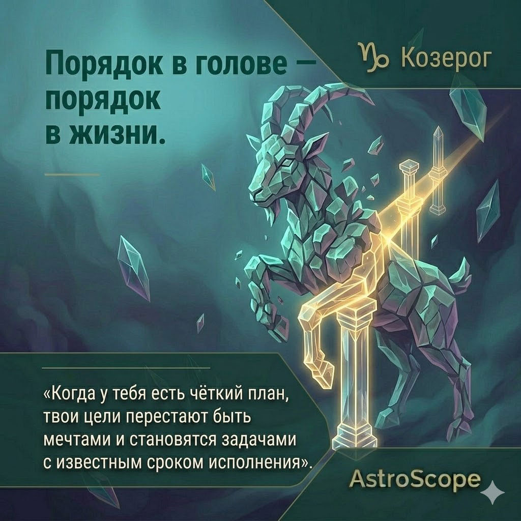 Энергетический прогноз для Козерога на 7 марта: Железная уверенность