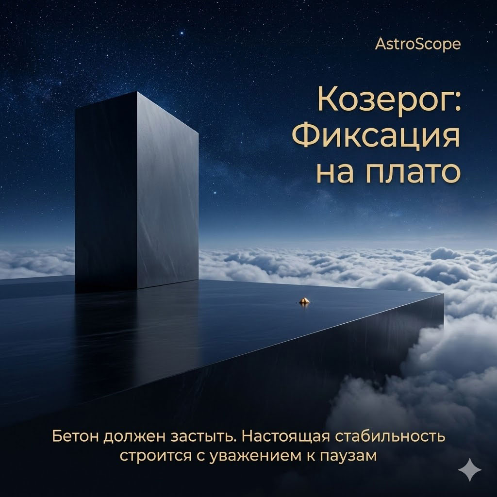 ♑ Козерог 12 марта: Фиксация на плато