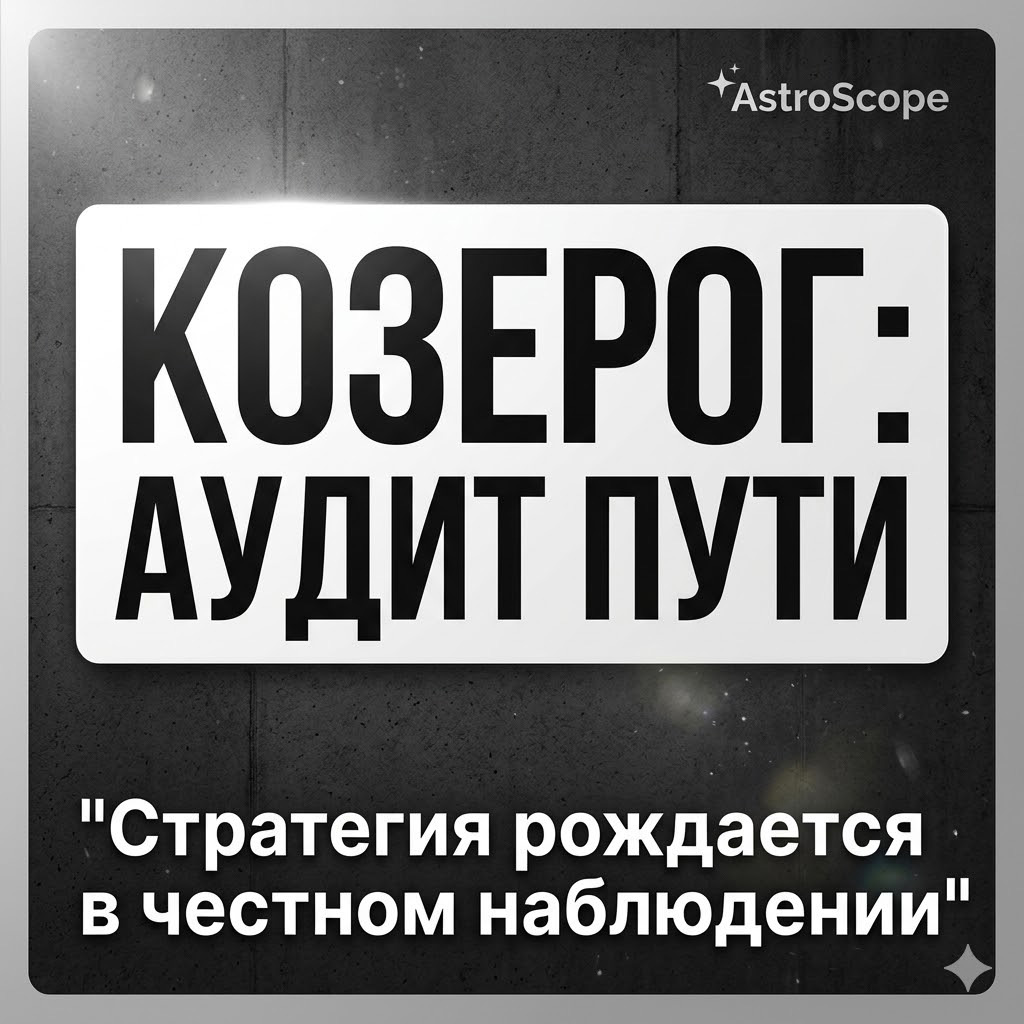 Козерог 13 марта: Честный анализ результатов и грамотное перераспределение ресурсов