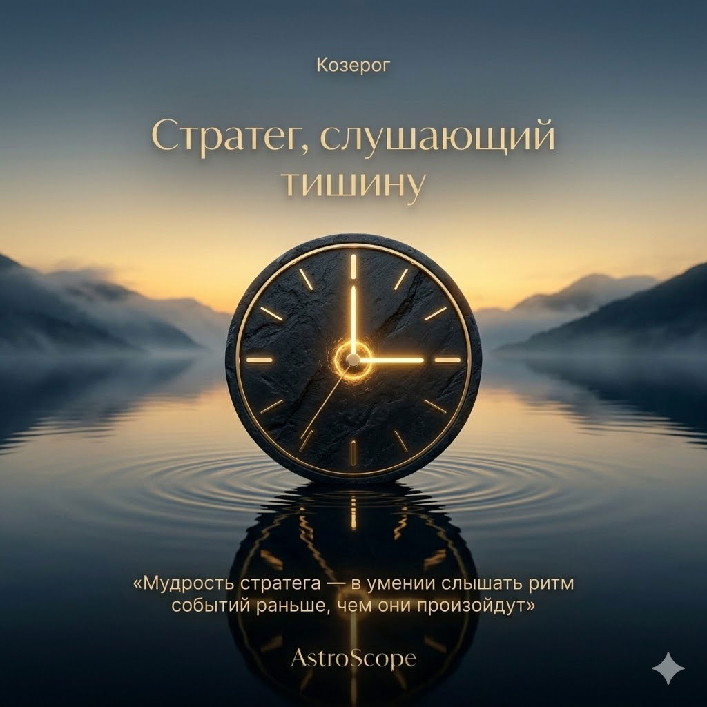 Козерог 16 марта: Стратег, умеющий слышать тишину