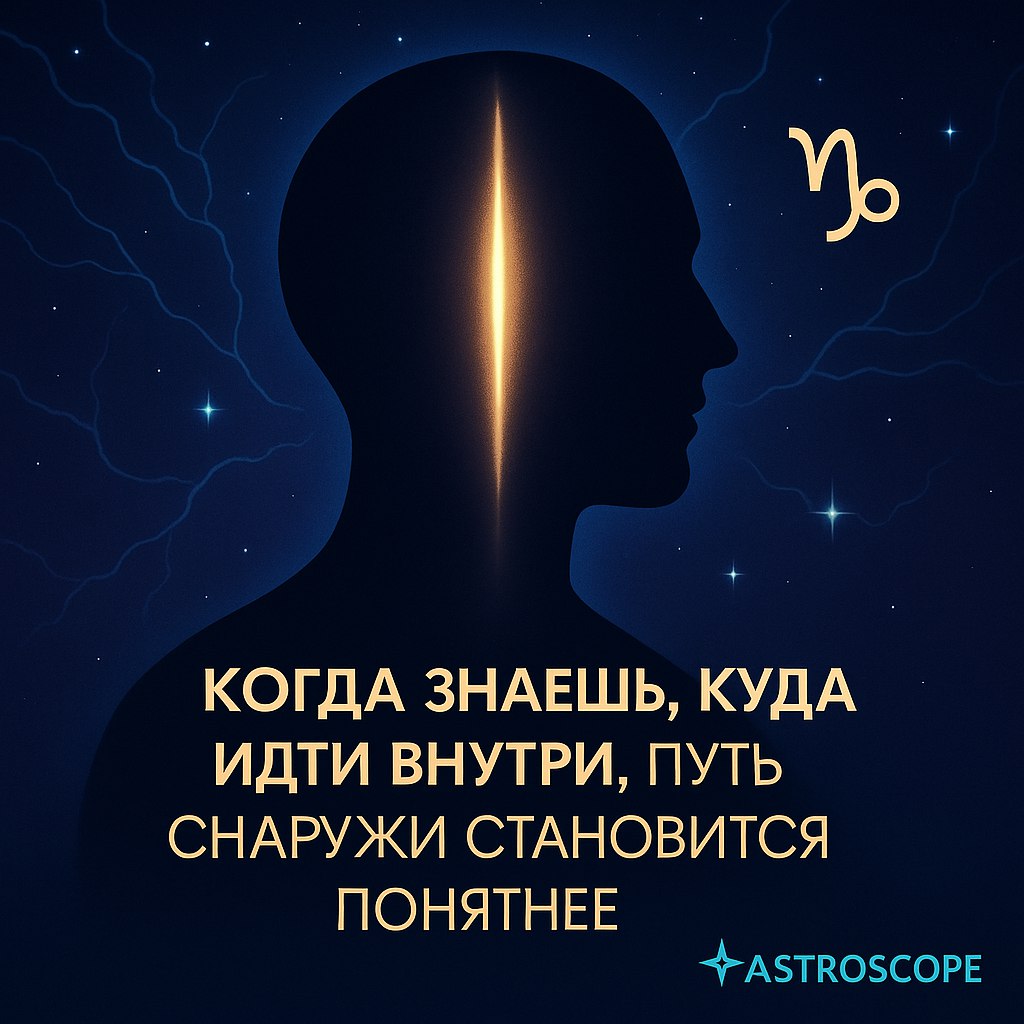 ♑ Козерог — 1 декабря 2025 — Огонь, который укрепляет намерения