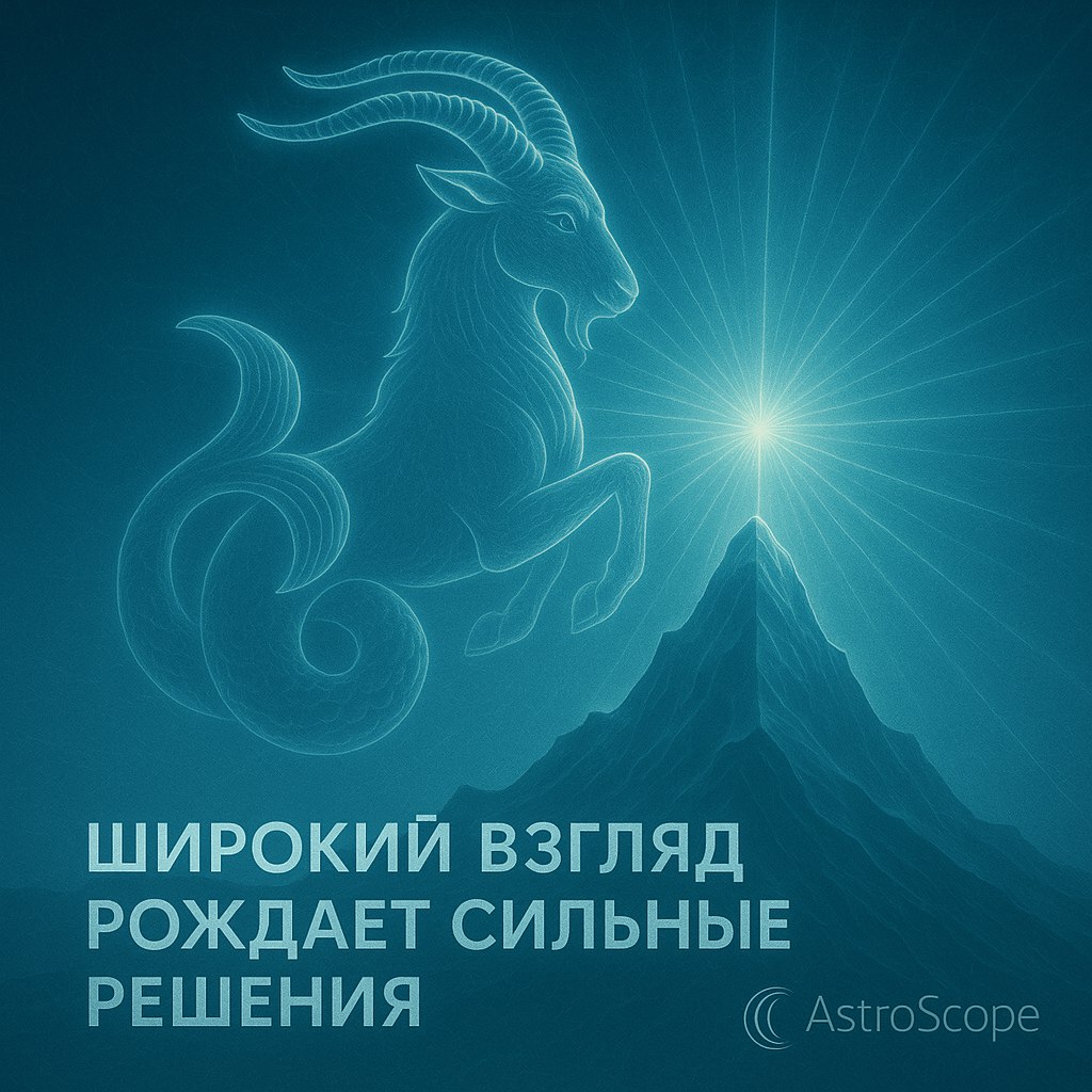 Козерог · 6 декабря 2025 — День стратегического расширения