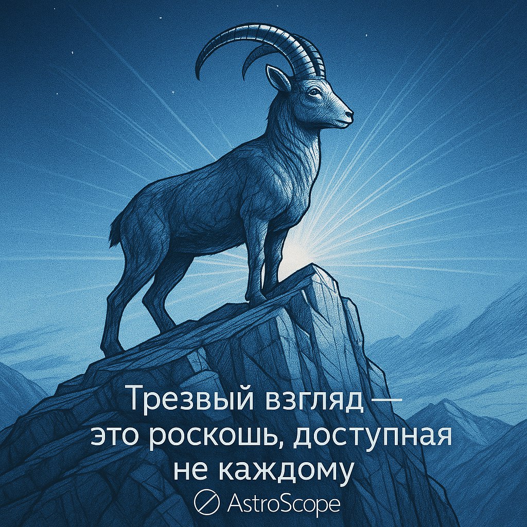 Козерог — зрелость решений и кристальная трезвость