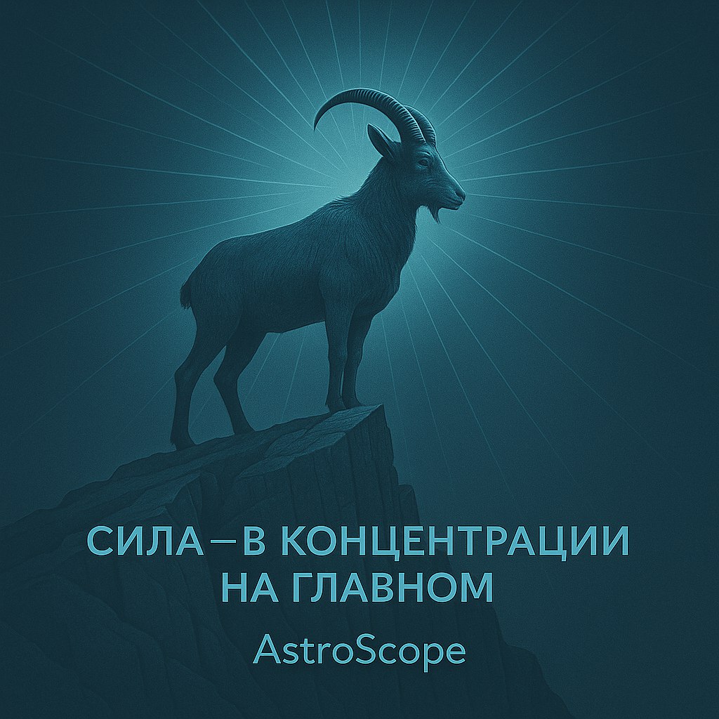 Козерог — спокойная концентрация и зрелая сила