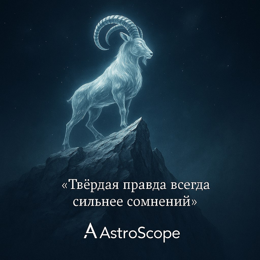 Козерог • 11 декабря 2025 — День твёрдых истин