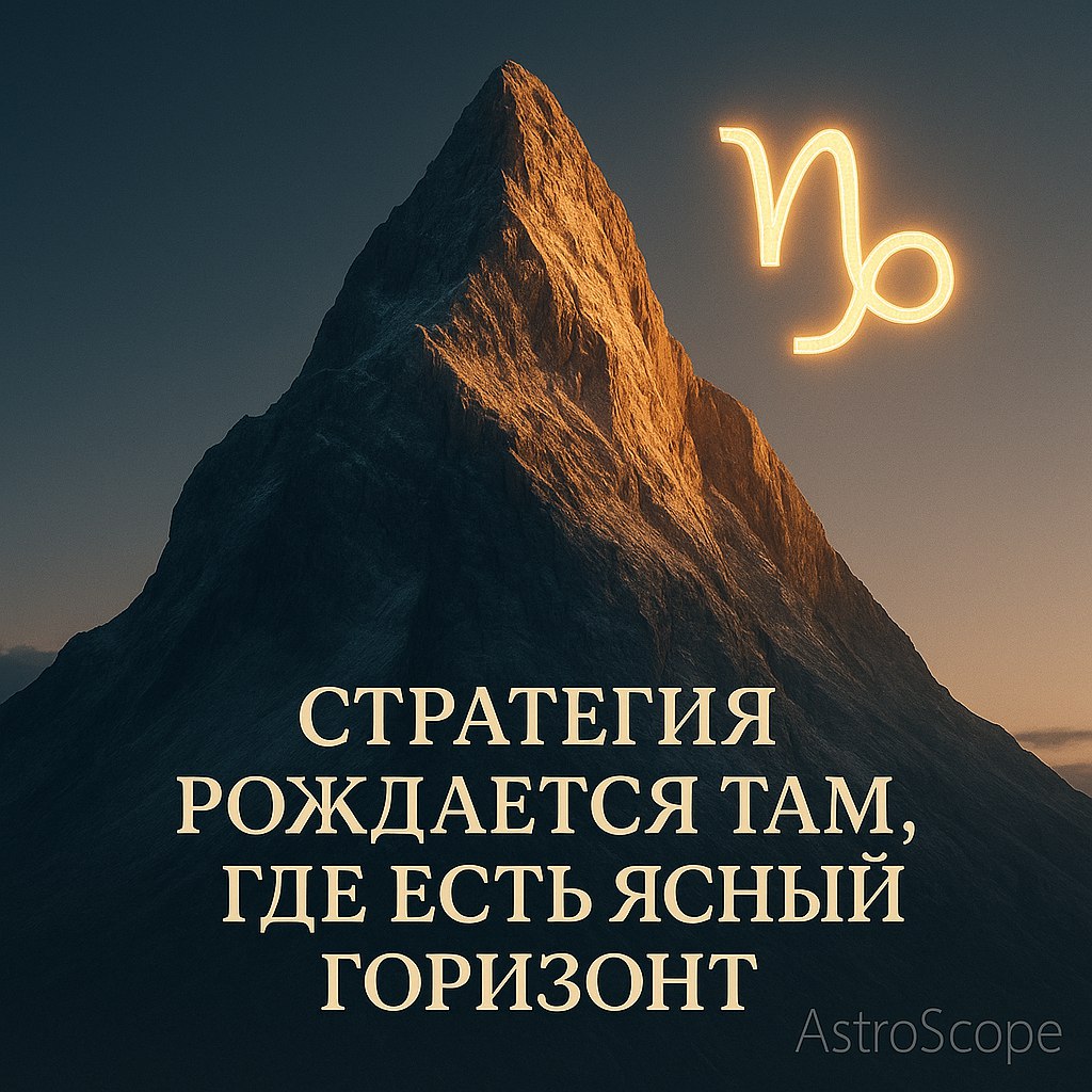 ♑ КОЗЕРОГ — День уверенного стратегического спокойствия