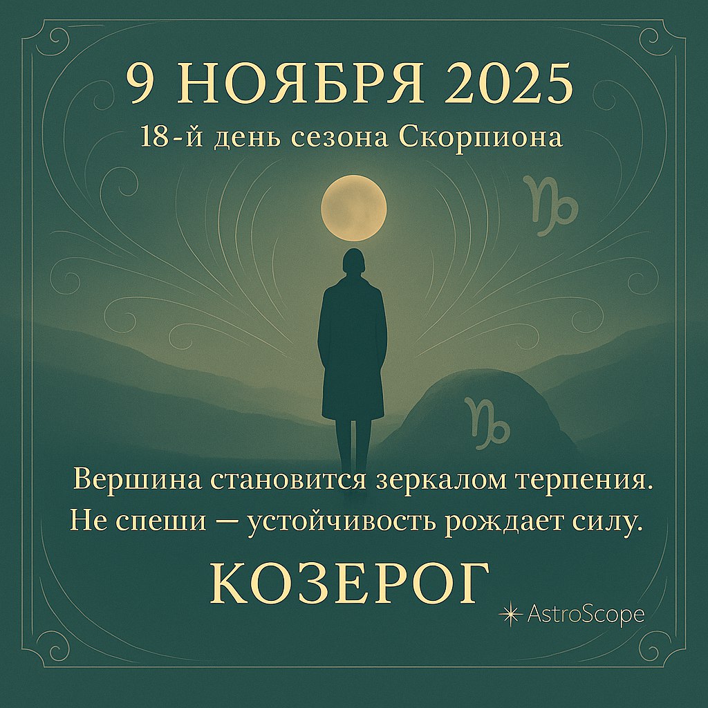 Энергия Козерога — терпение, что ведёт к вершинам