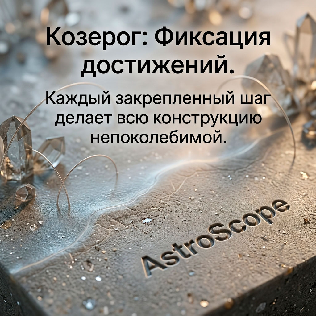 Гороскоп Козерог на 25 апреля: Фиксация достижений