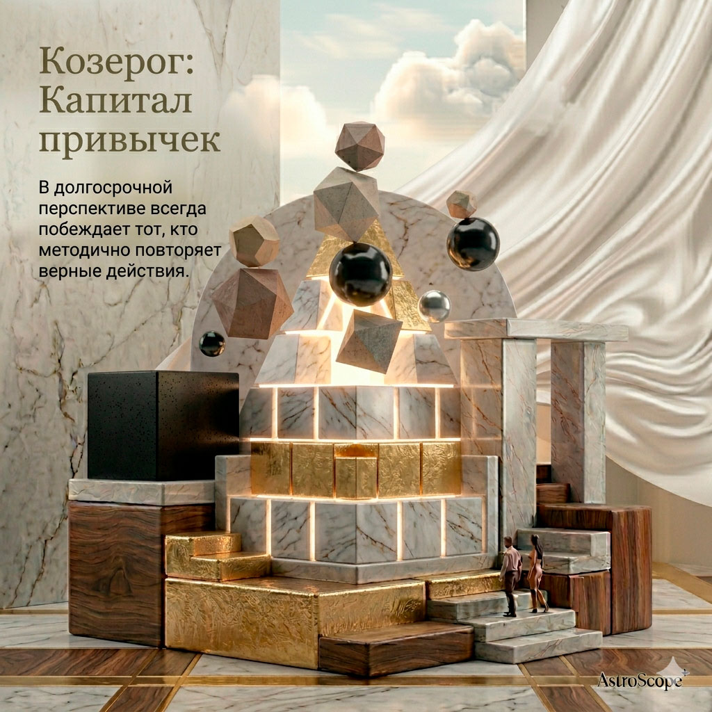 ♑ Козерог, энергия 27 апреля: Капитал привычек