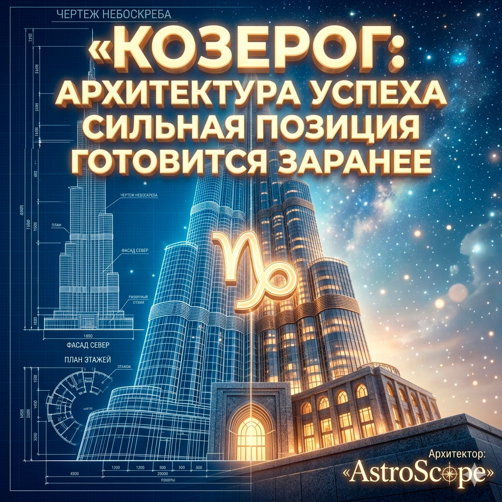 ♑ Козерог, энергия 29 апреля: Архитектура успеха