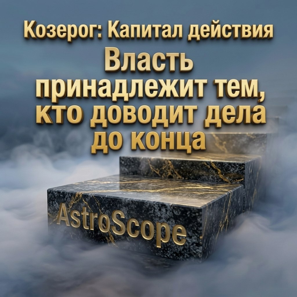 ♑ Козерог, энергия 1 мая: Капитал действия 