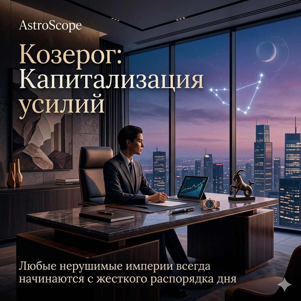 ♑ Козерог, энергия 7 мая: Капитализация усилий