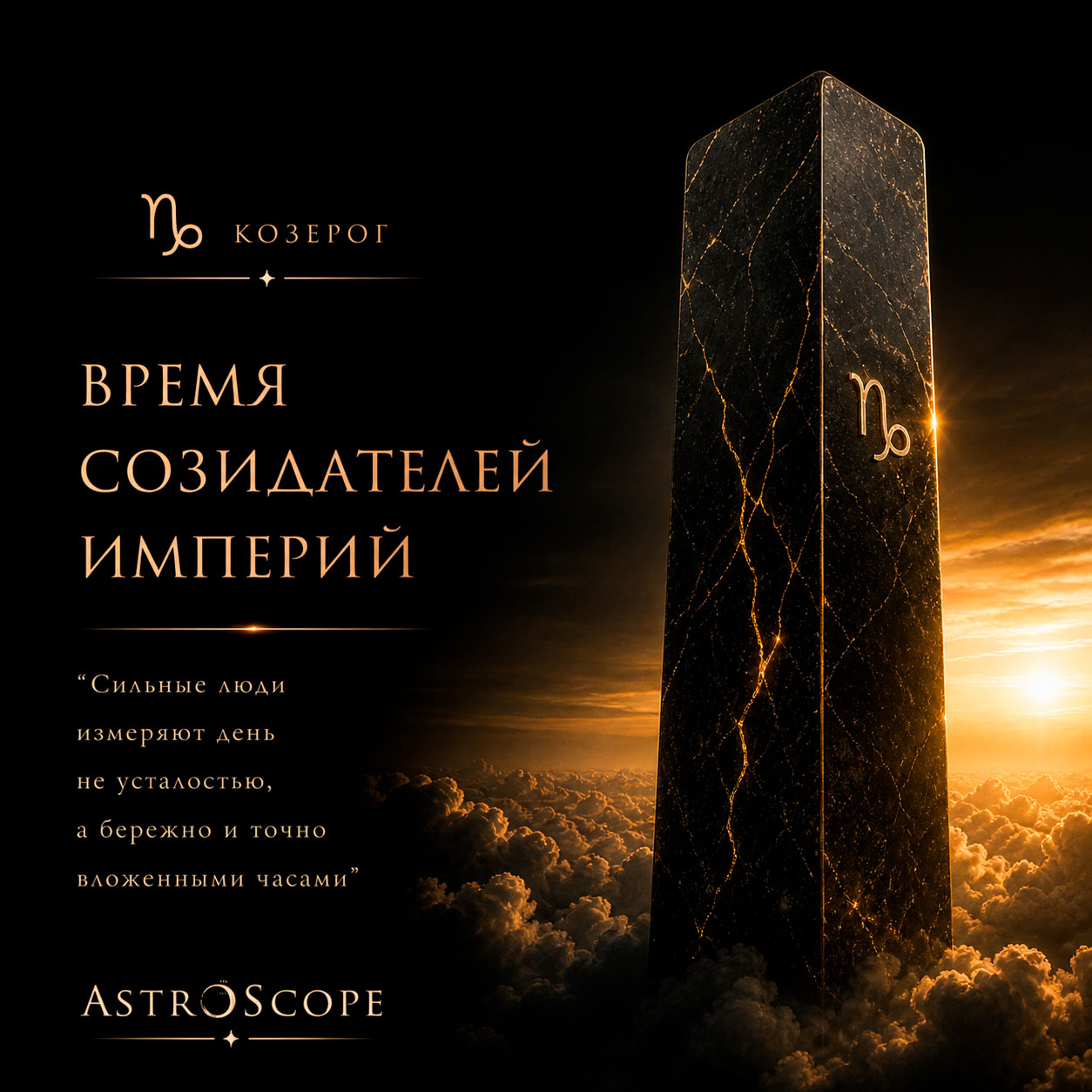 ♑ Козерог, энергия 8 мая: Время созидателей империй