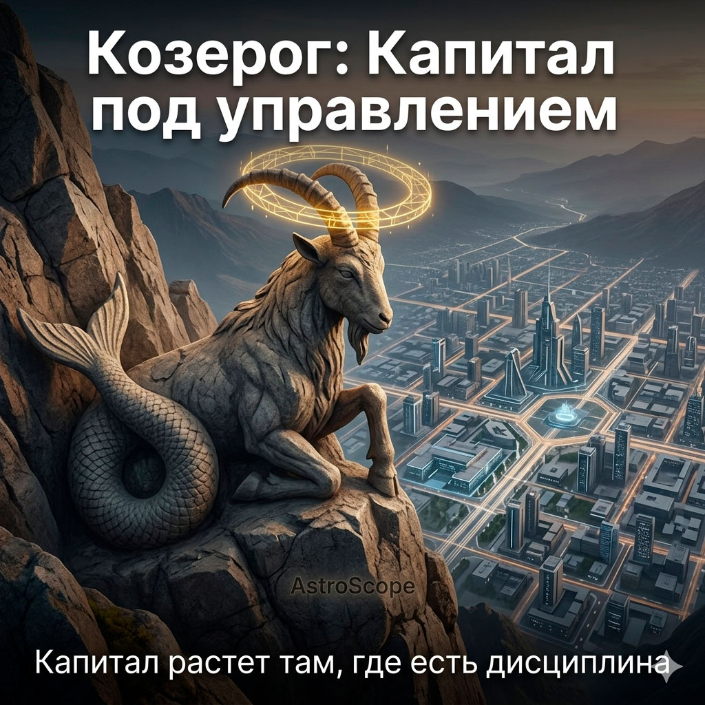 ♑ Козерог, энергия 11 мая: Капитал под управлением
