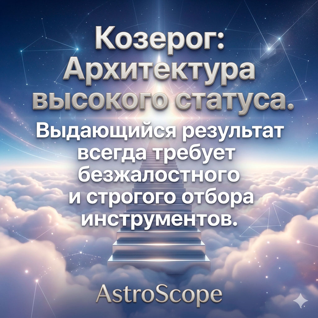 ♑ Козерог, энергия 13 мая: Архитектура высокого статуса