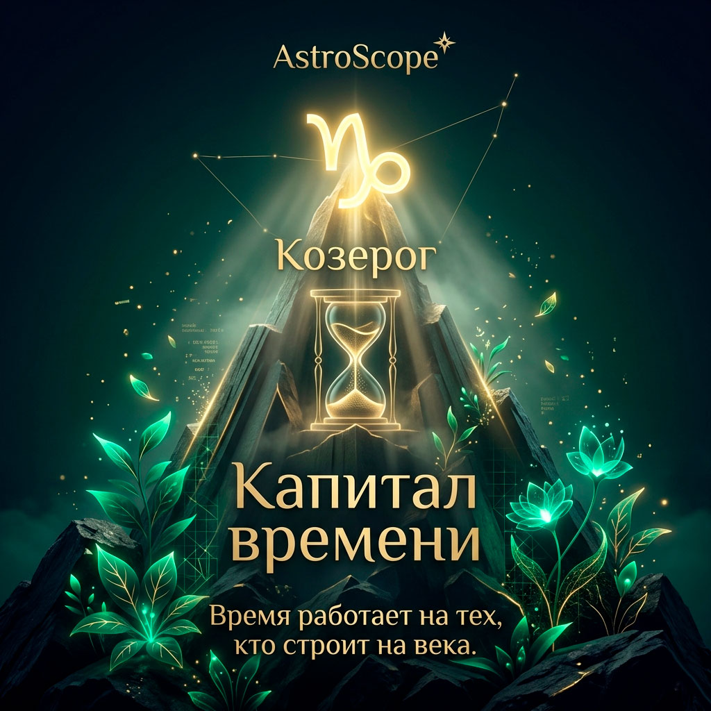 ♑ Козерог, энергия 17 мая: Капитал времени