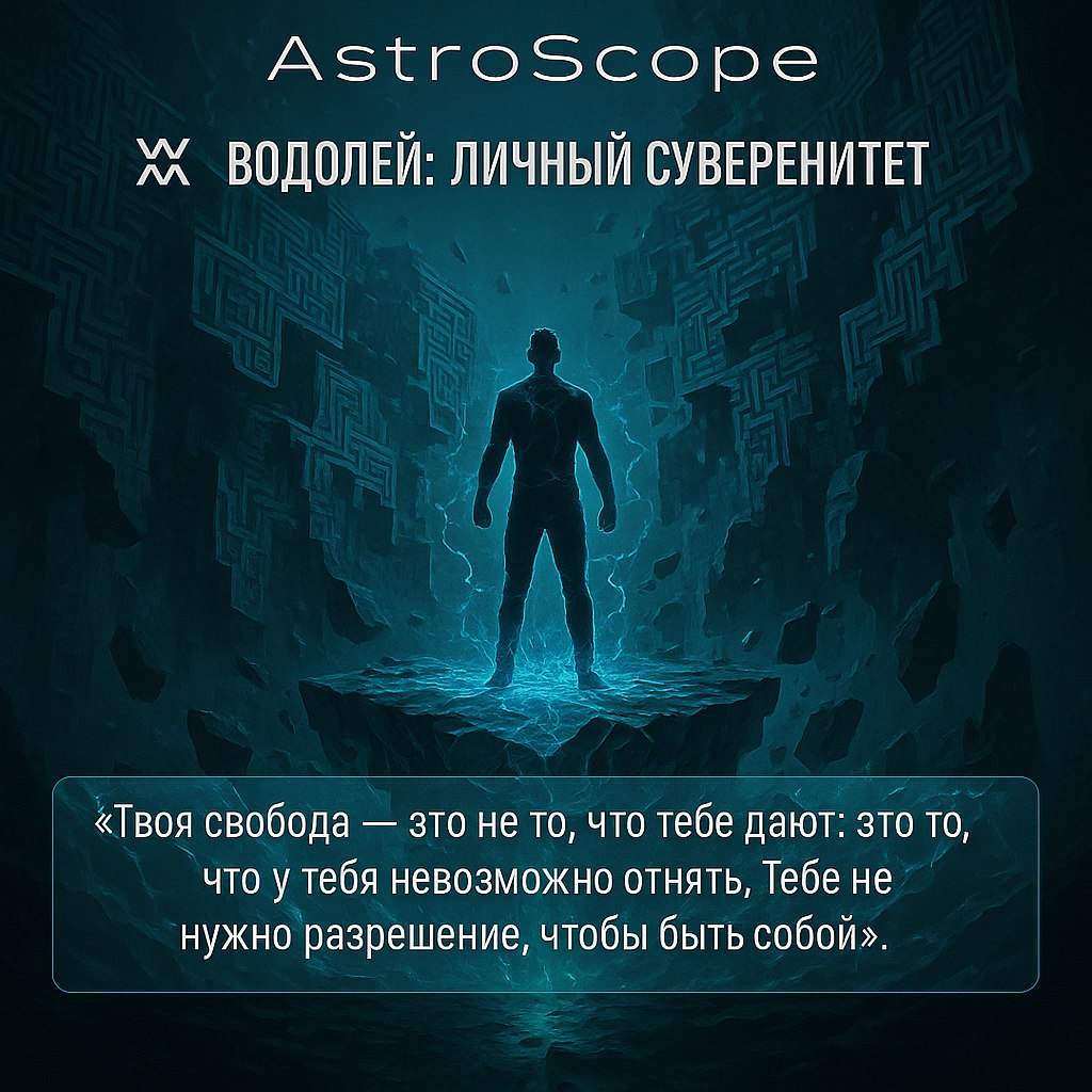 ♒ Водолей: День личного суверенитета Время окончательного принятия новой версии себя