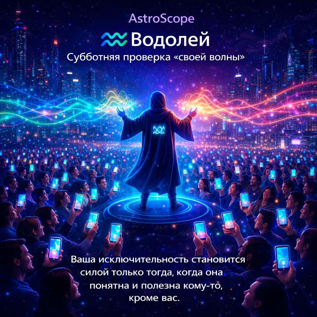 ♒️ Водолей: узнаем, насколько ваша уникальность гармонирует с окружающими