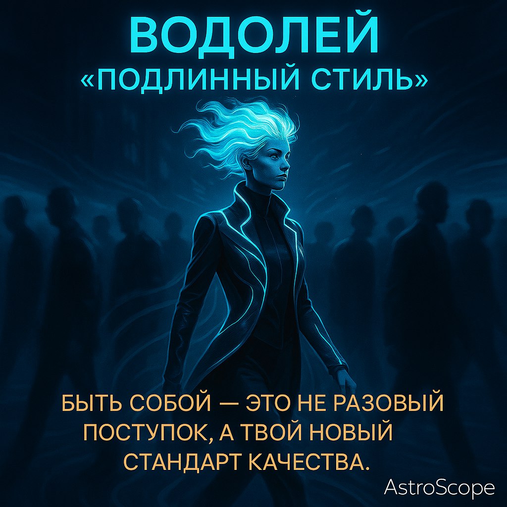 ♒ Водолей: День «подлинного стиля»