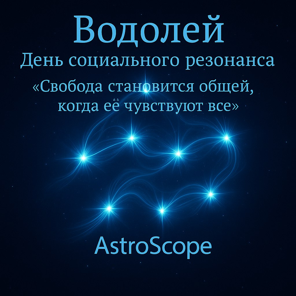 ♒ Водолей: День социального резонанса