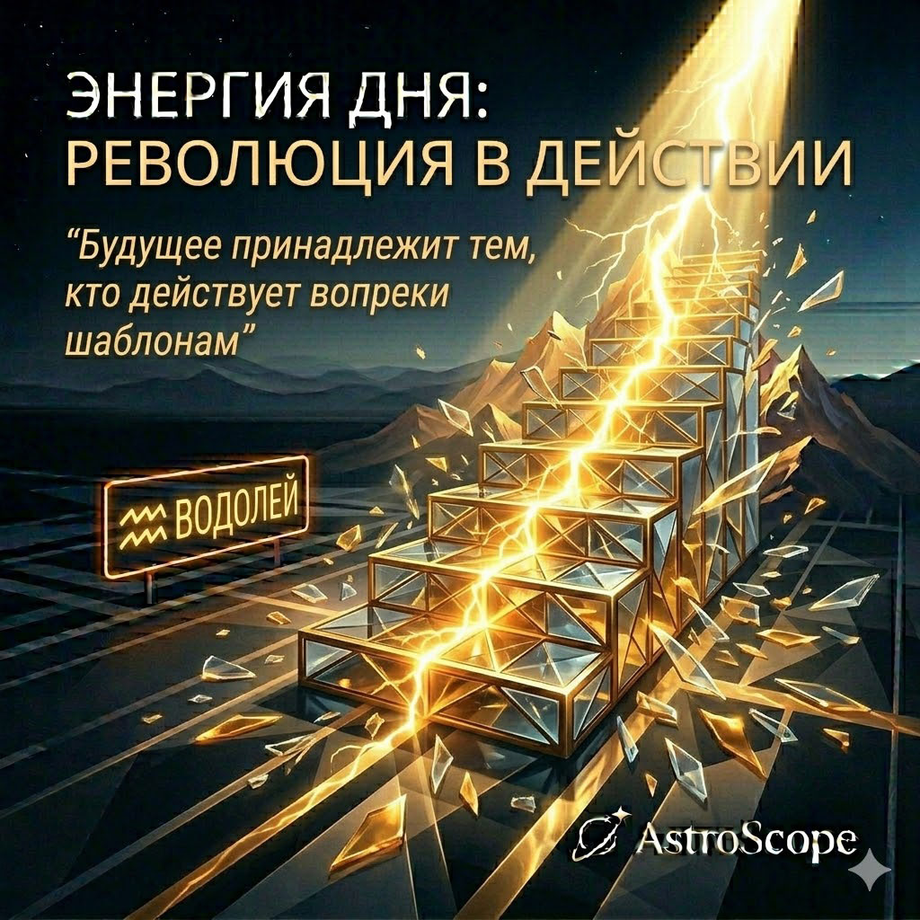 Гороскоп для Водолея на 23 марта: Революция в действии