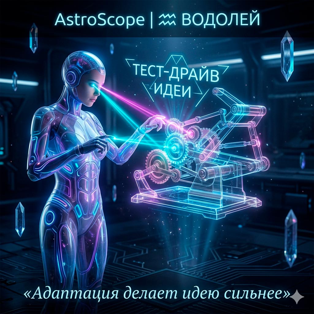 ♒ Водолей 1 апреля: Тест-драйв идеи