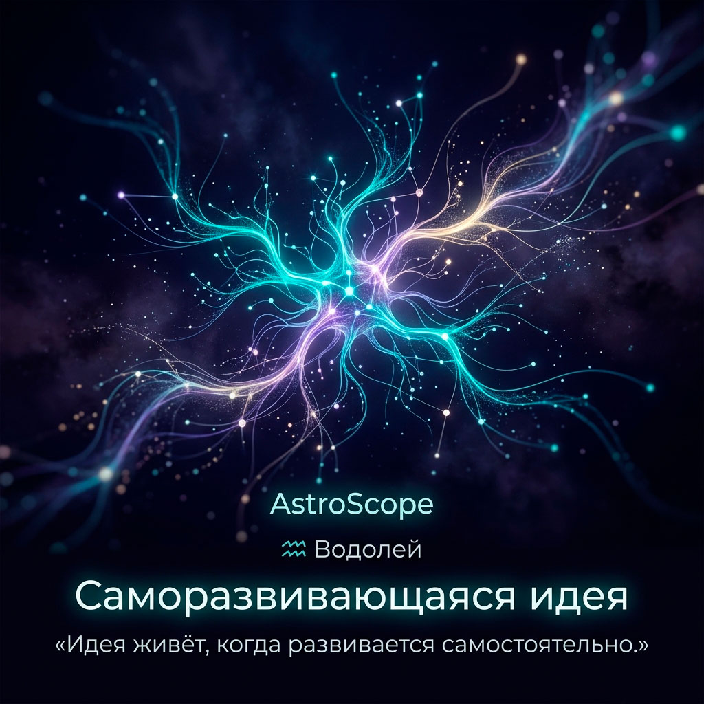 ♒ Водолей 9 апреля: Саморазвивающаяся идея