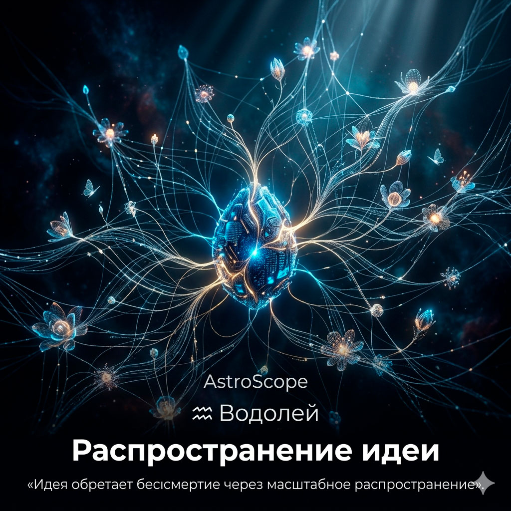 ♒ Водолей 10 апреля: Распространение идеи