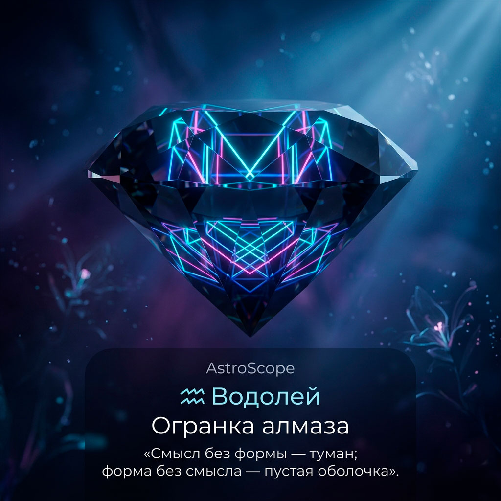 ♒ Водолей 11 апреля: Огранка алмаза
