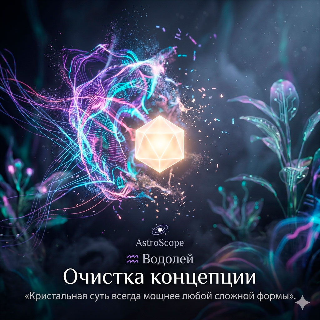 ♒ Водолей 12 апреля: Очистка концепции