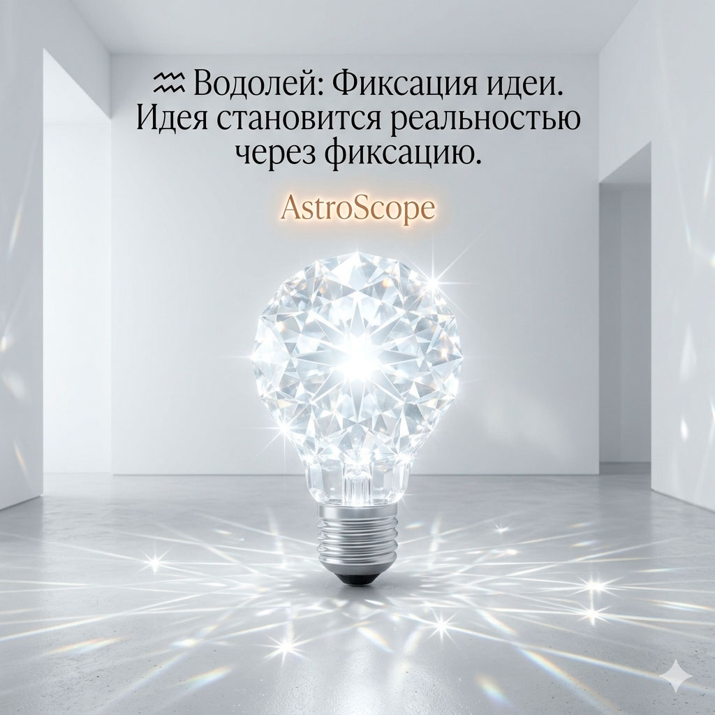 ♒ Водолей 14 апреля: Фиксация идеи