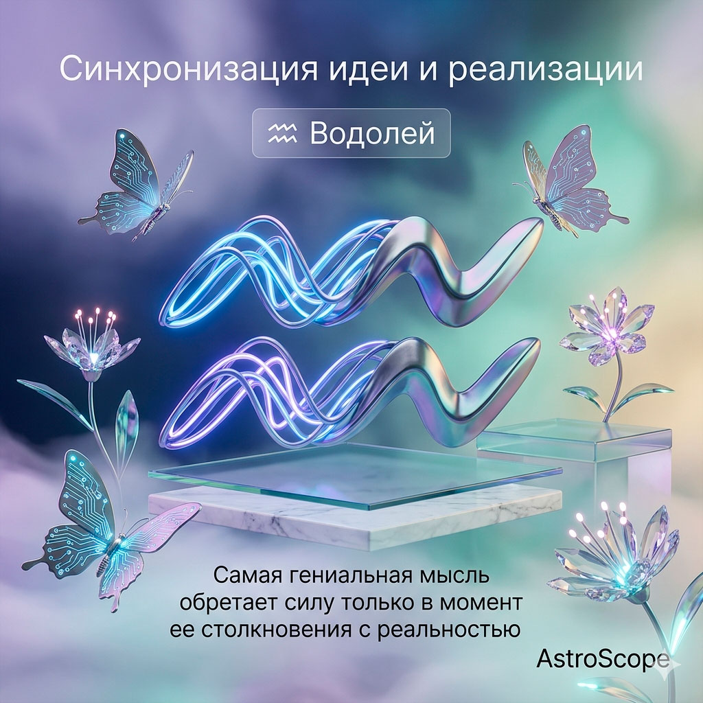 ♒ Водолей, 16 апреля: Синхронизация идеи и реализации