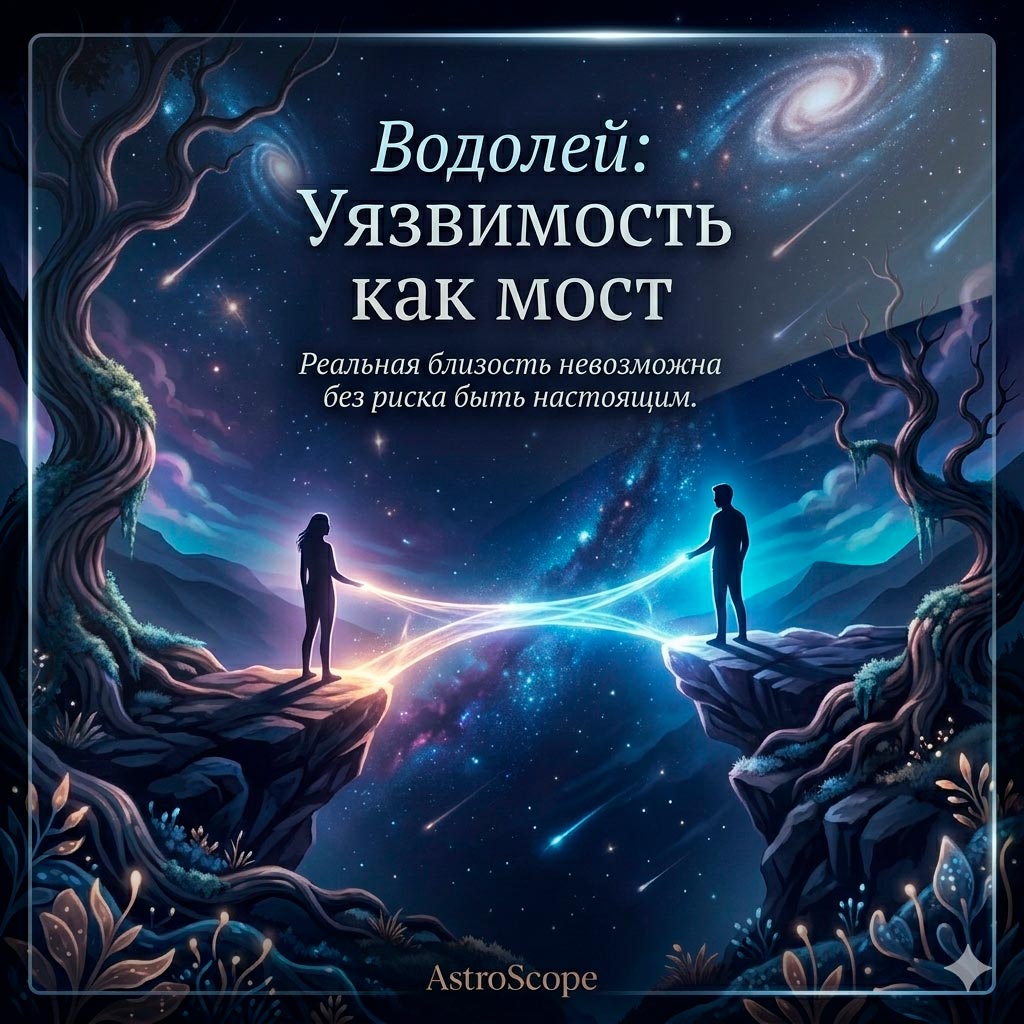 ♒ Водолей, энергия 24 июня: Уязвимость как мост.