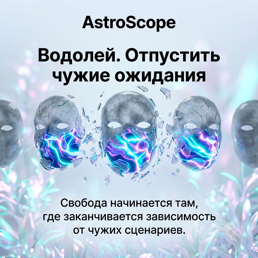 ♒ Водолей, энергия 9 июля: Отпустить чужие ожидания