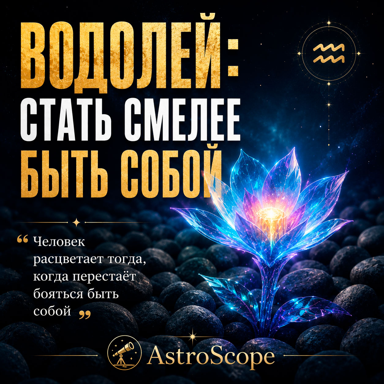 ♒ Водолей, энергия 21 июля: Стать смелее быть собой