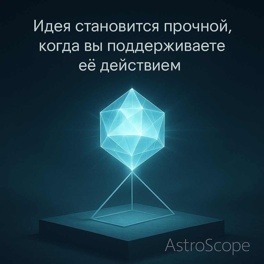 ♒ Водолей — идея утверждается действием