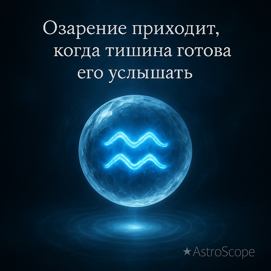 ♒ ВОДОЛЕЙ — «Холодное озарение»