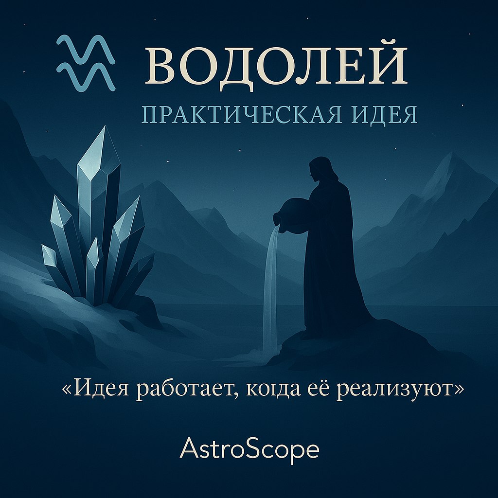 ♒ Водолей - Идея на практике