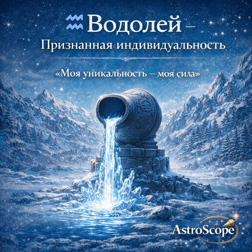♒️ Водолей — Признанная индивидуальность