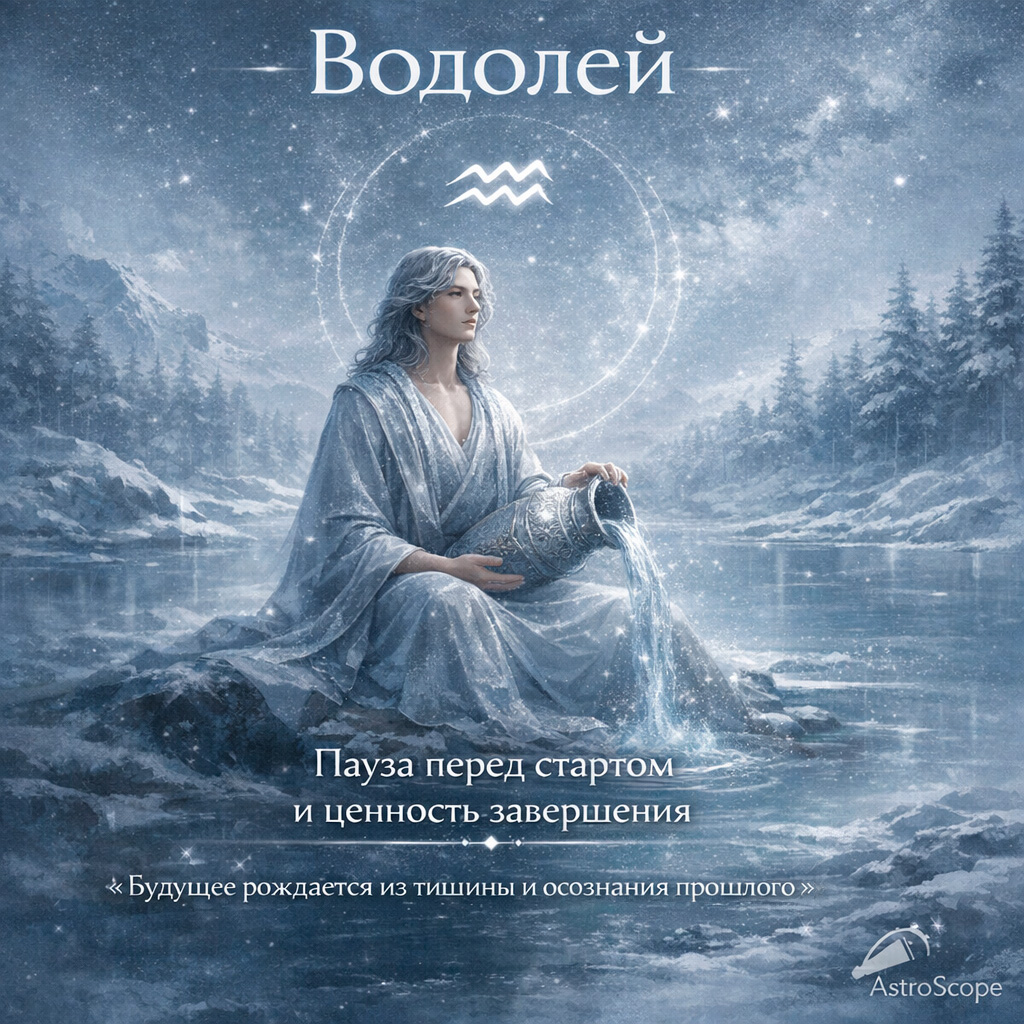 ♒ Водолей — Пауза перед стартом и ценность завершения