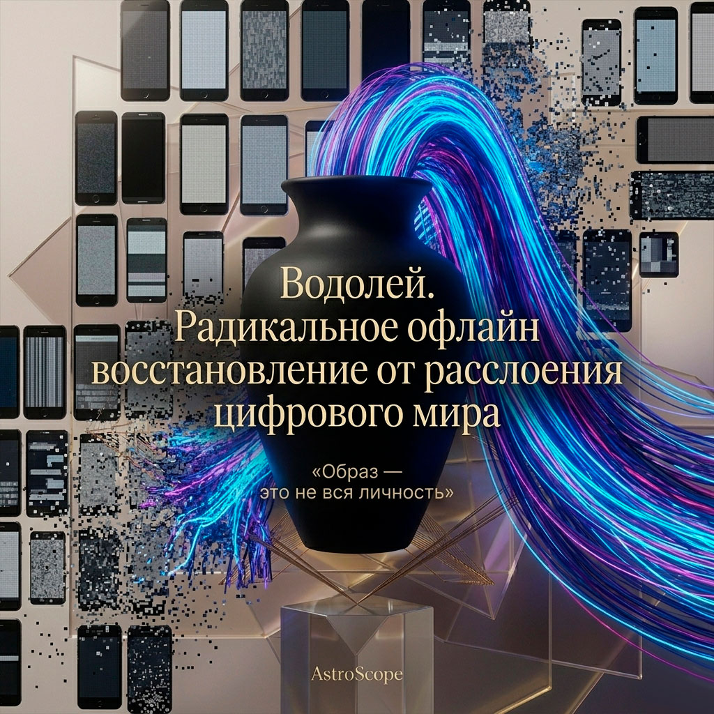 ♒ Водолей, энергия 31 мая: Радикальное офлайн восстановление от расслоения цифрового мира