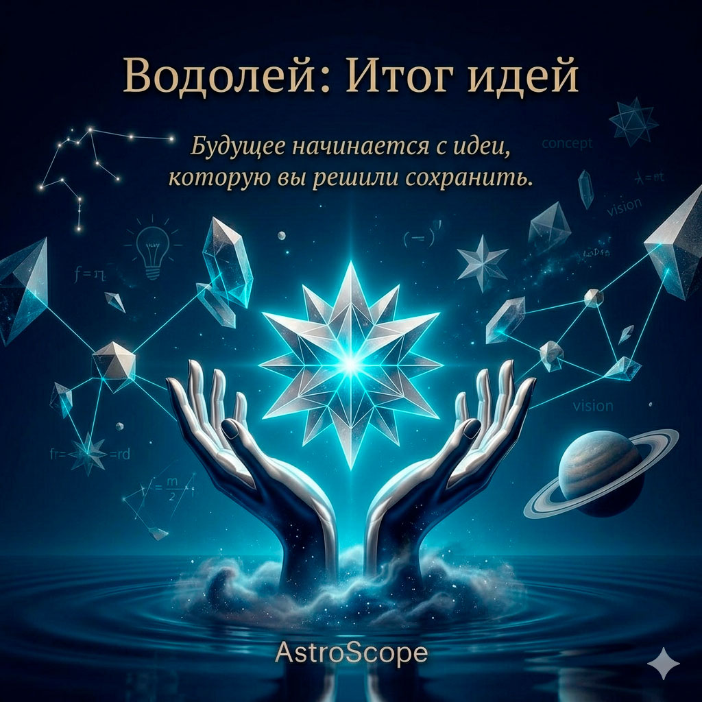 ♒ Водолей, энергия 20 июня: Итог идей