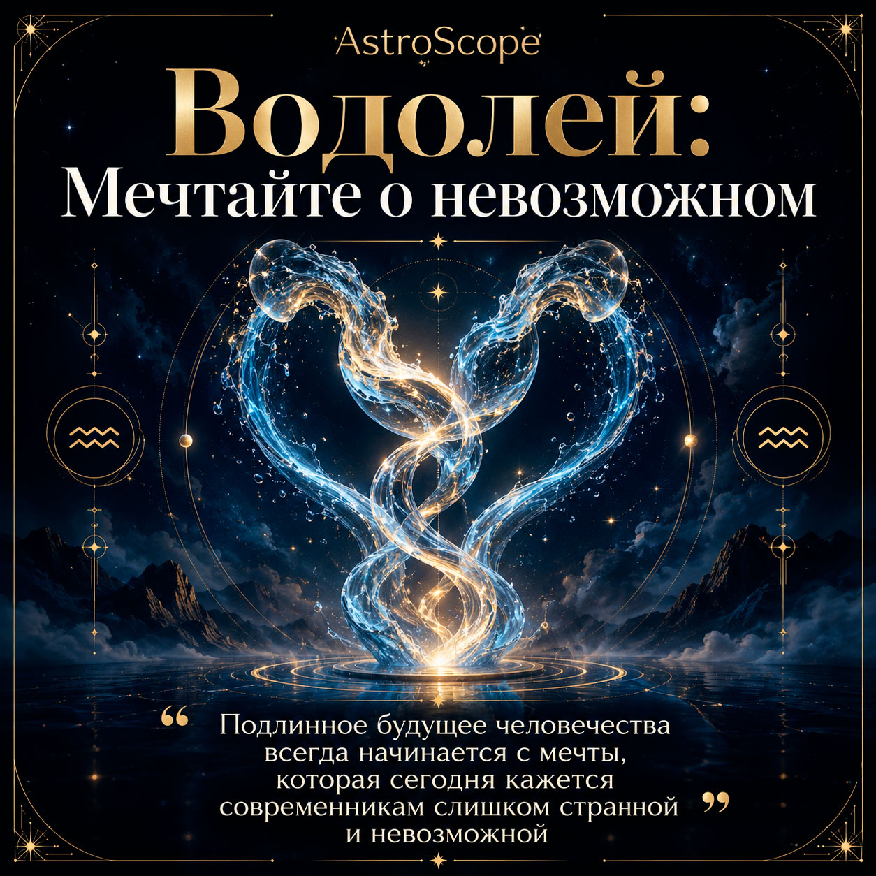 ♒ Водолей, энергия 2 августа: Мечтайте о невозможном