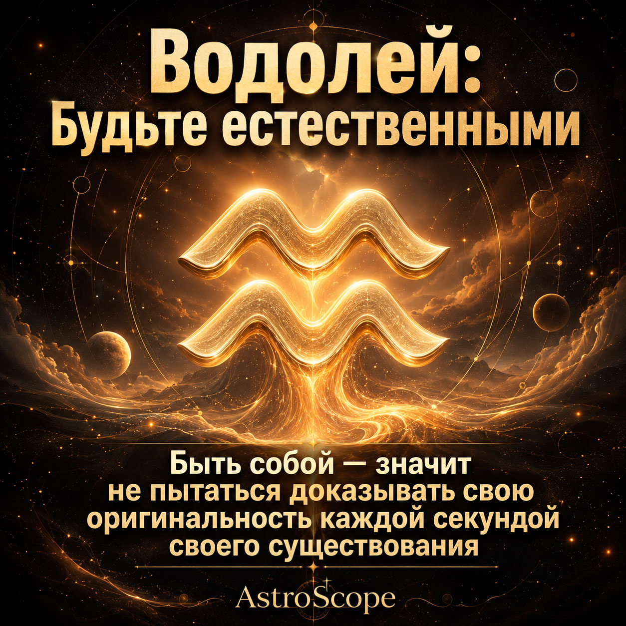 ♒ Водолей, энергия 6 августа: Будьте естественными, а не особенными